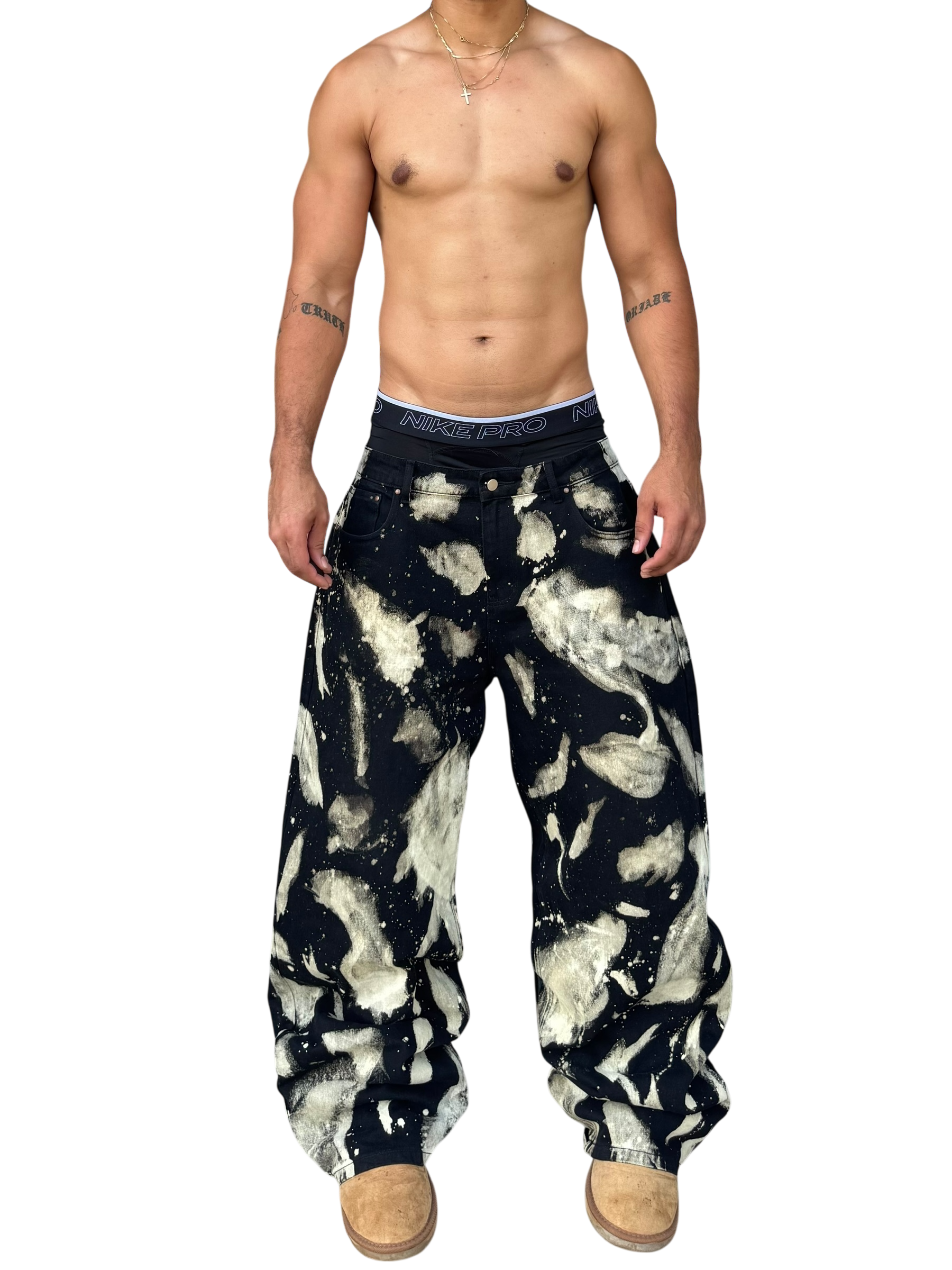 SS9-07 NMJ custom 1 of 1 denim (38x34) (Premade ready to ship)