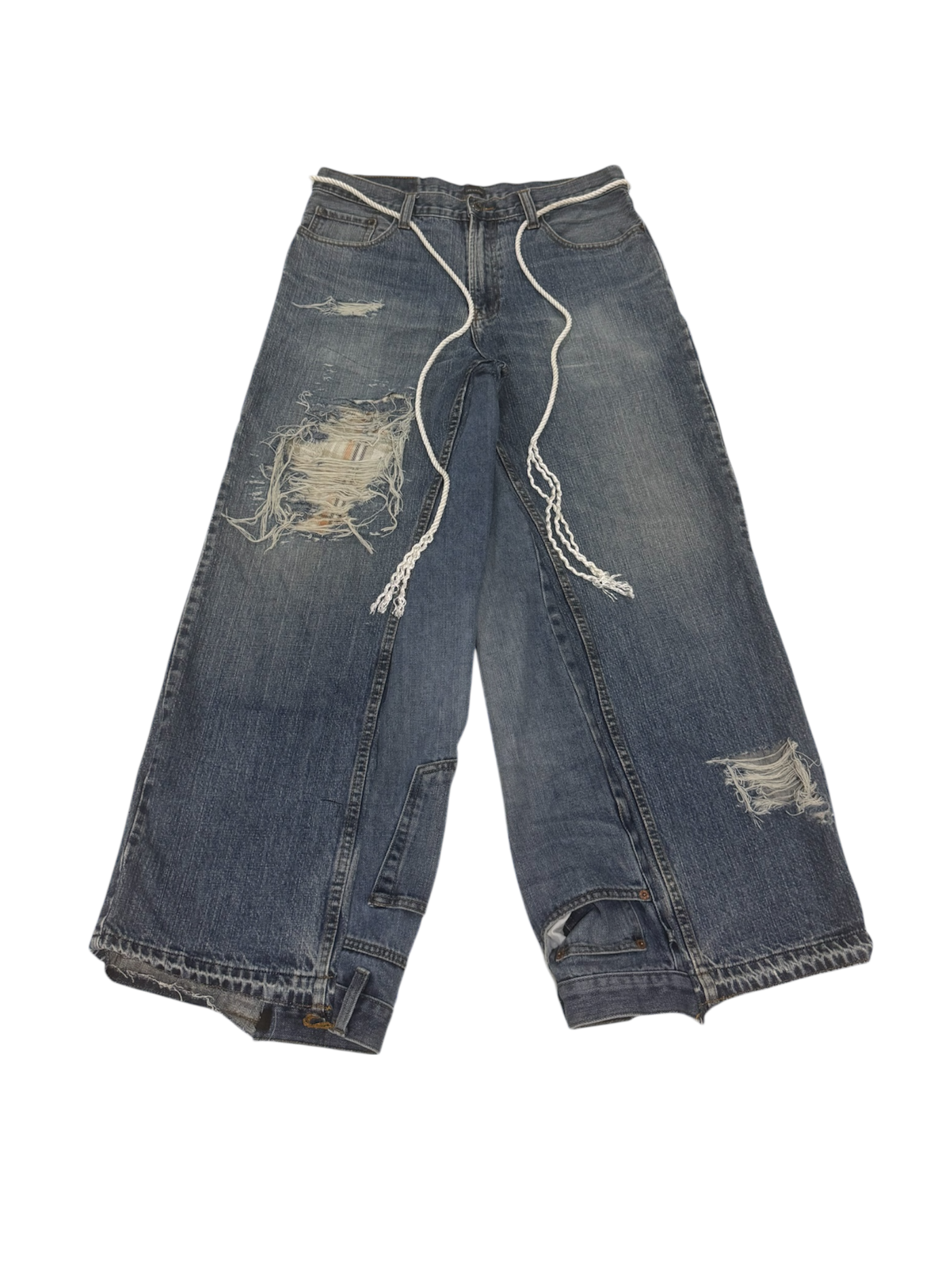 1 of 1 NMJ distressed baggy denim 34” waist