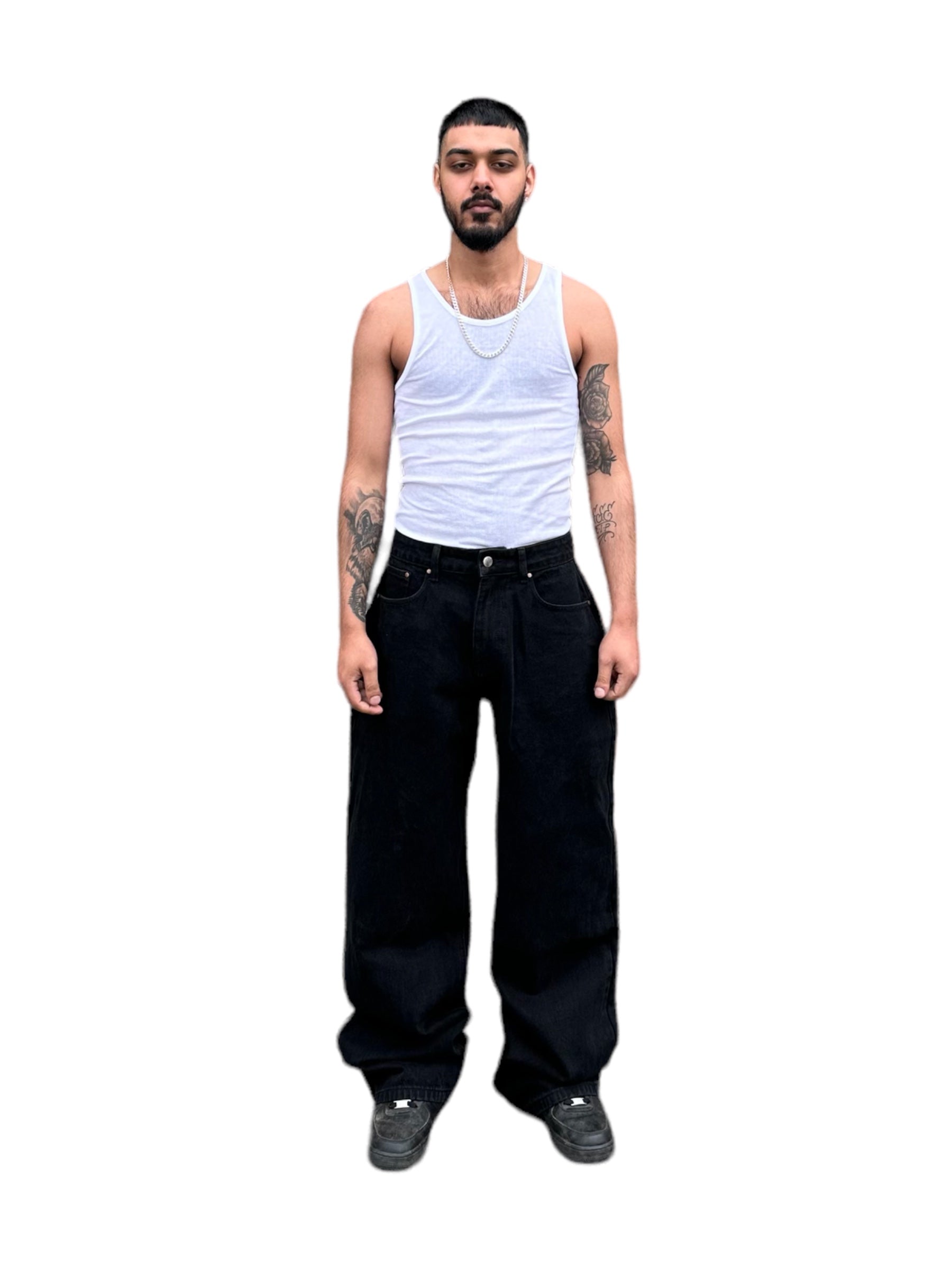 52 NMJ BAGGY JEANS 28x35 (PREMADE 1-2 DAYS TO SHIP) – NO MORE JUSTICE